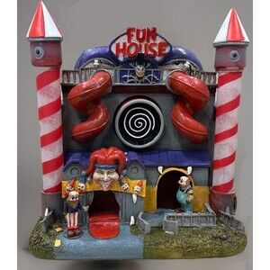 Carnival Funhouse Clown Theme Spooky Halloween Village 2024 by Pumpkin Village
